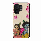 Krishna Eternal Lotus Glass Case for Vivo V60e 5G