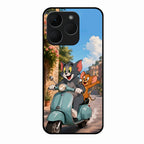 Cartoon Scooter Adventure Premium Glass Phone Case for Realme 15T 5G