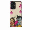 Krishna Eternal Lotus Glass Case for Redmi 13C 5G