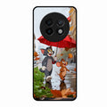 Rainy Day Cartoon Glass Phone Case for Realme 13 Plus 5G