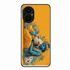 Divine Krishna Gopal Premium Glass Phone Case for Oppo F21 Pro 5G