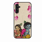 Krishna Eternal Lotus Glass Case for Samsung Galaxy F36 5G