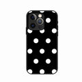 Classic Polka Dot Glass Phone Case for iPhone 14 Pro