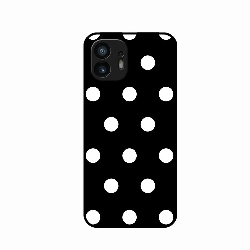 Classic Polka Dot Glass Phone Case for Nothing Phone 2