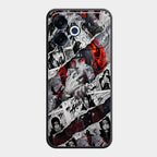 Itachi Uchiha Manga Collage Glass Phone Case for Oppo F33 Pro 5G - ShopOnCliQ