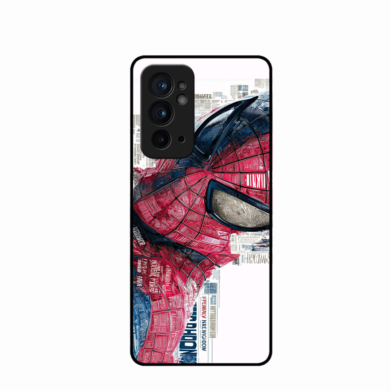 Red Blue Web Hero Glass Phone Cover for Oneplus 9Rt 5G