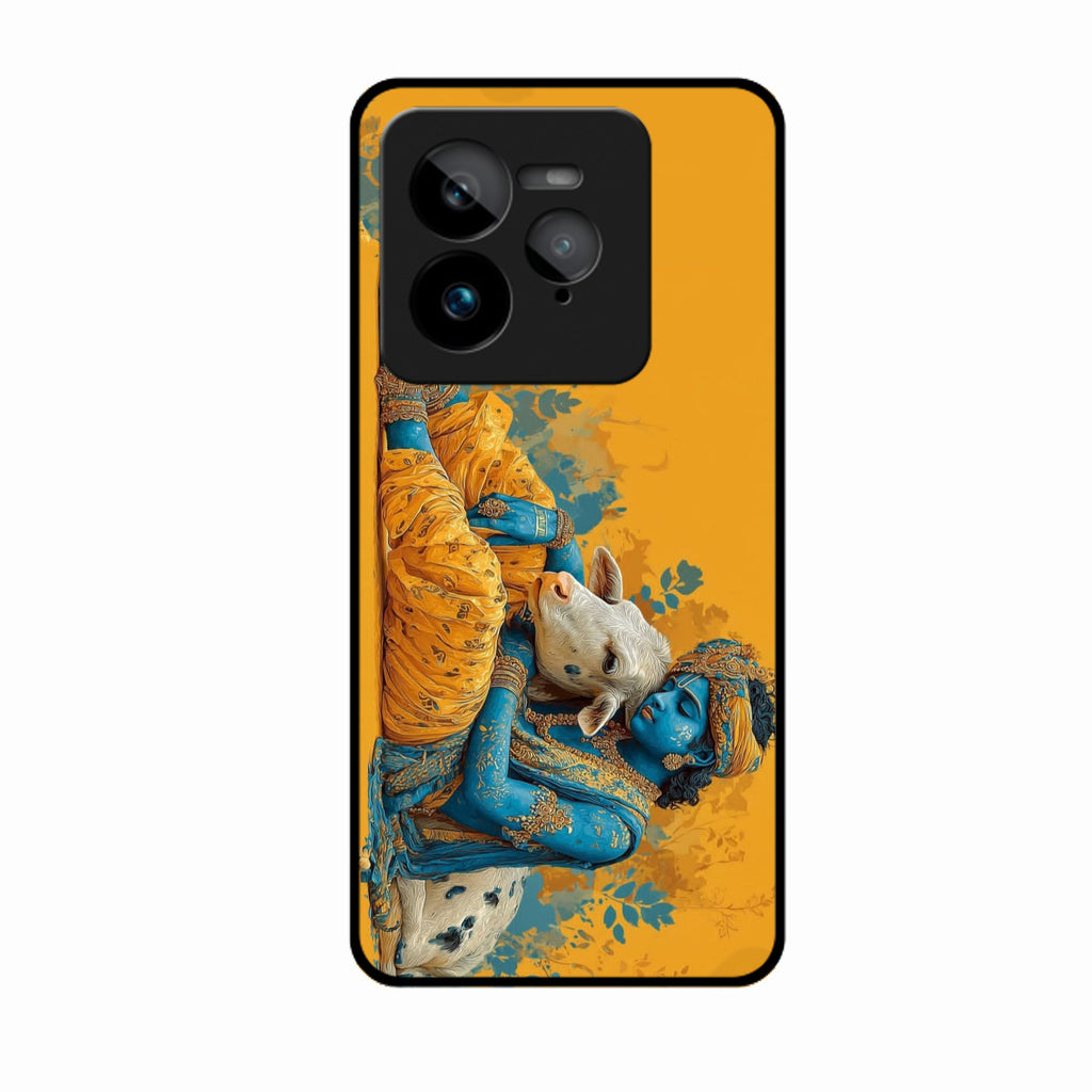 Divine Krishna Gopal Premium Glass Phone Case for Realme Gt 7 Pro - ShopOnCliQ