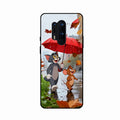 Rainy Day Cartoon Glass Phone Case for Oneplus 8 Pro