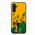 Golden Striker Glass Phone Case for Samsung Galaxy M36 5G