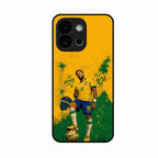 Golden Striker Glass Phone Case for Oneplus 13S 5G