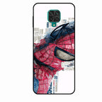 Red Blue Web Hero Glass Phone Cover for Redmi Note 10 Lite - ShopOnCliQ