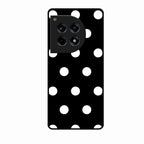 Classic Polka Dot Glass Phone Case for Oneplus 12R 5G