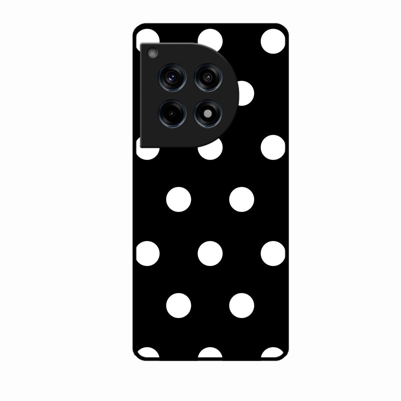 Classic Polka Dot Glass Phone Case for Oneplus 12R 5G