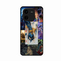 Eternal Radha Krishna Love Glass Phone Case for iQOO Z9X 5G