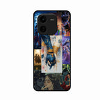 Eternal Radha Krishna Love Glass Phone Case for iQOO Z9X 5G