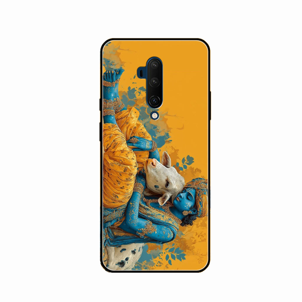 Divine Krishna Gopal Premium Glass Phone Case for Oneplus 7T Pro