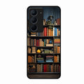 Colorful Bookshelf Art Glass Case Cover for Realme Narzo 80X 5G
