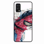 Red Blue Web Hero Glass Phone Cover for Realme 7 Pro - ShopOnCliQ