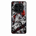 Itachi Uchiha Manga Collage Glass Phone Case for Redmi Note 15 5G