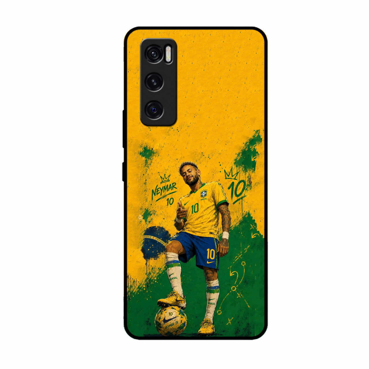 Golden Striker Glass Phone Case for Vivo V20 Se