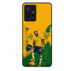 Golden Striker Glass Phone Case for Vivo T1 5G