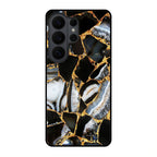 Black Gold Marble Glass Phone Case for iQOO 7 5G