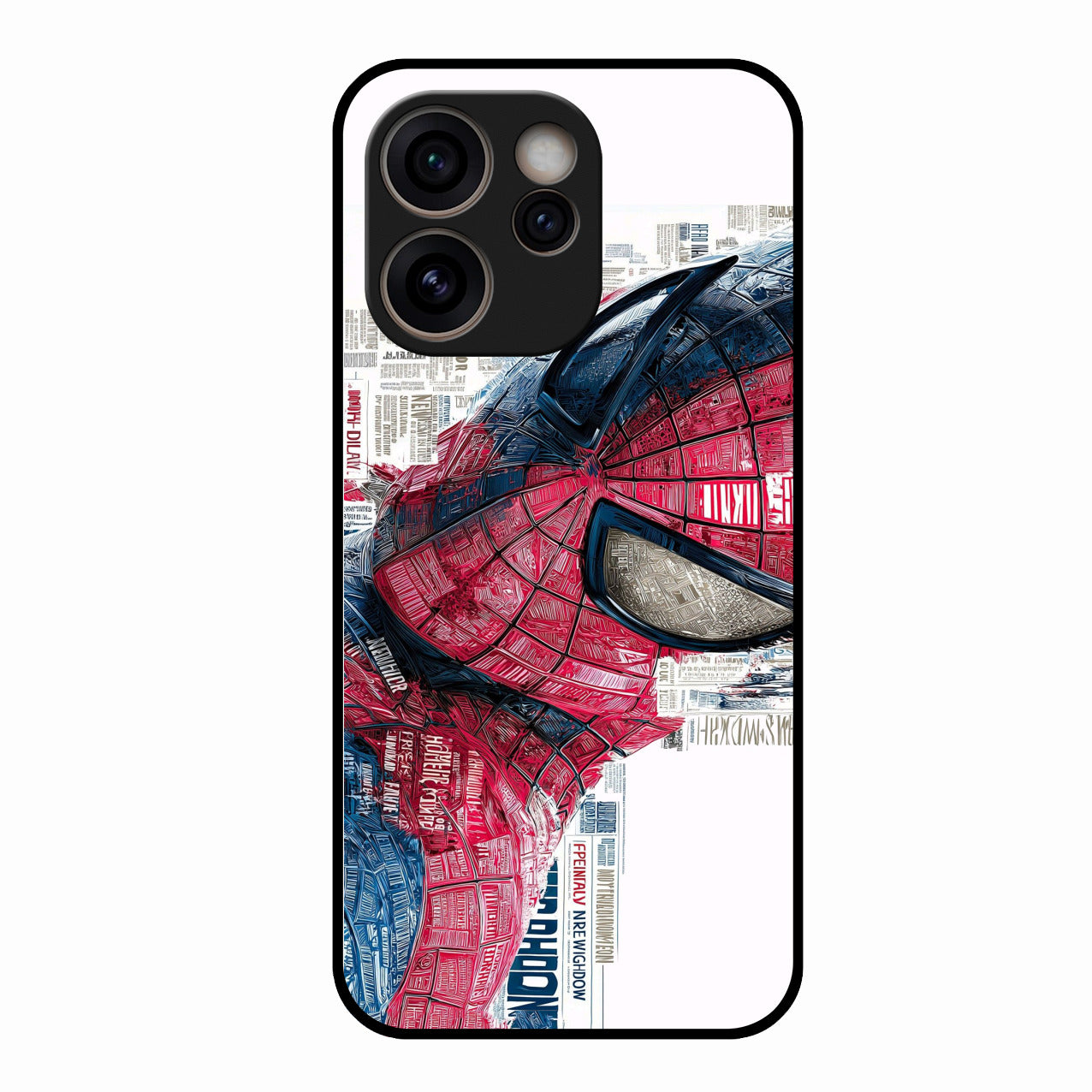 Red Blue Web Hero Glass Phone Cover for Oppo Reno 15C 5G
