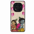 Krishna Eternal Lotus Glass Case for Redmi Note 14 Pro 5G
