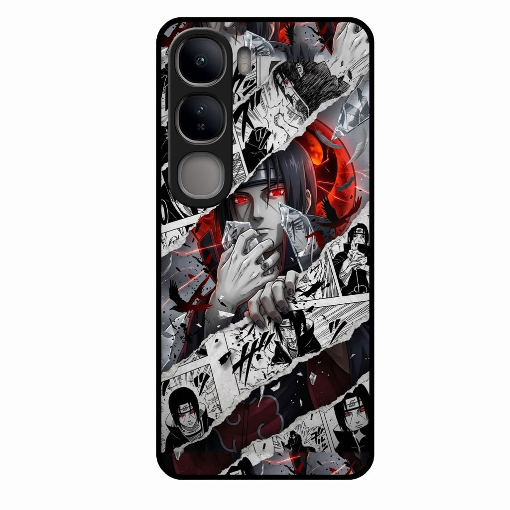 Itachi Uchiha Manga Collage Glass Phone Case for Vivo Y300 5G