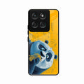 Cute Panda Sketch Premium Glass Phone Case for Motorola Edge 60 5G