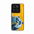 Cute Panda Sketch Premium Glass Phone Case for Motorola Edge 60 5G