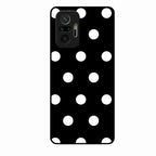 Classic Polka Dot Glass Phone Case for Redmi Note 10 Pro Max