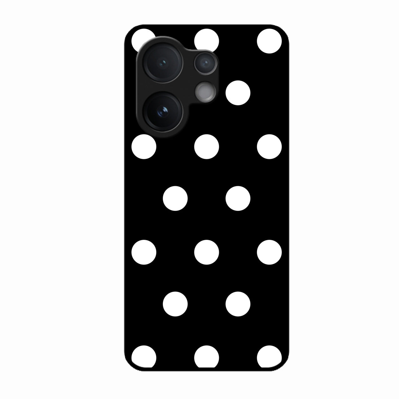 Classic Polka Dot Glass Phone Case for Vivo V60 5G