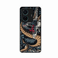 Midnight Dragon Glass Phone Case for iQOO Z6 Pro 5G