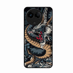 Midnight Dragon Glass Phone Case for Realme C67 5G