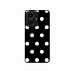 Classic Polka Dot Glass Phone Case for iQOO Z6 Lite 5G