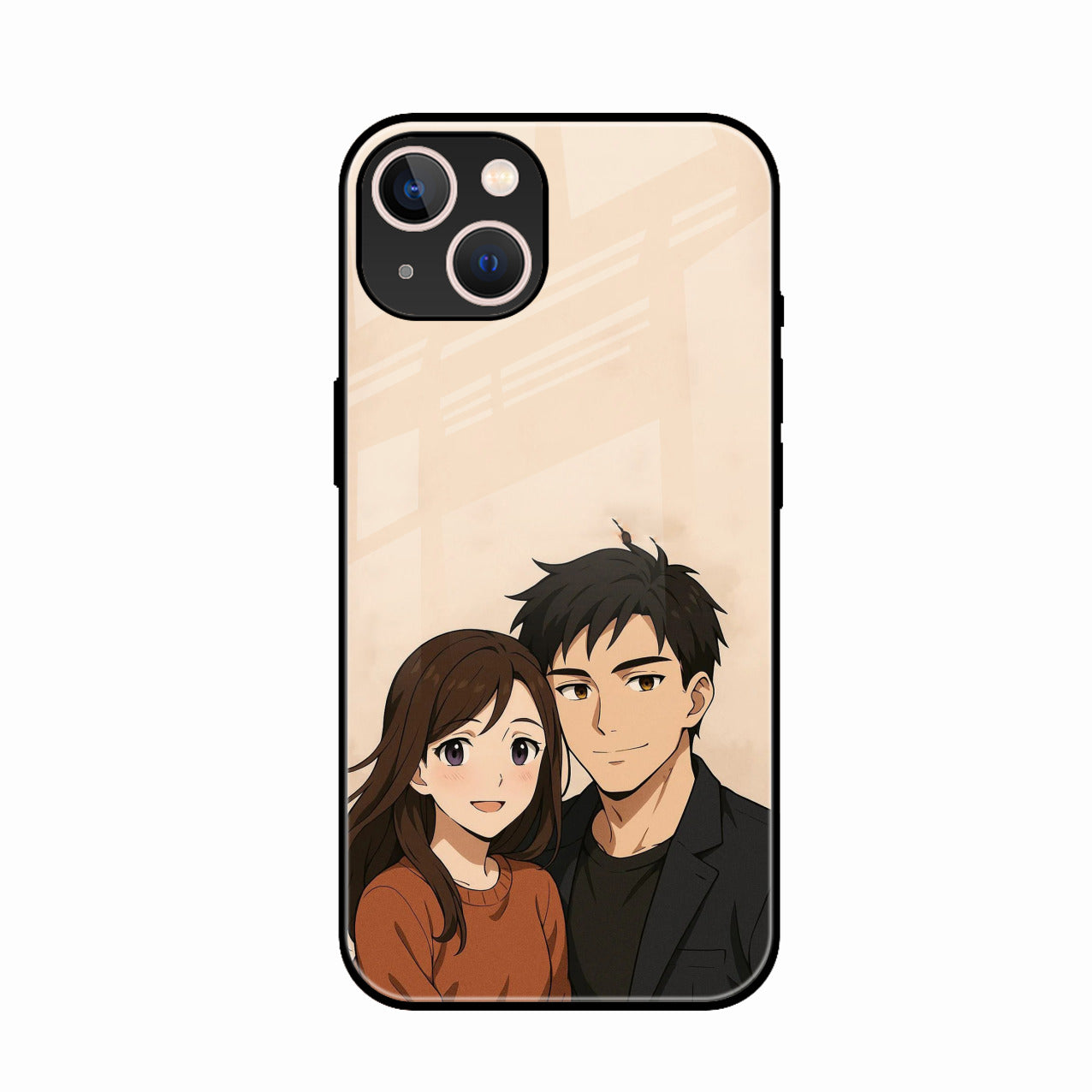 Custom Personalised Art Photo Glass Case for iPhone 15