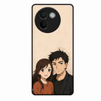 Custom Personalised Art Photo Glass Case for Vivo V30E 5G
