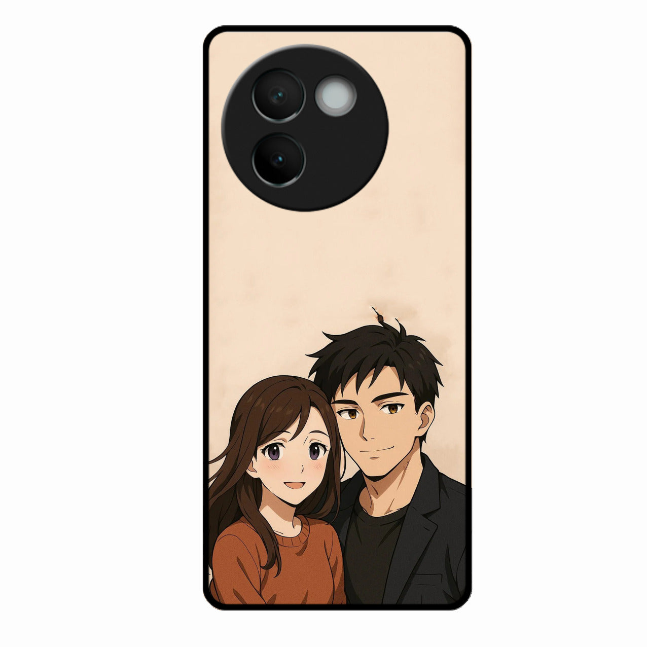 Custom Personalised Art Photo Glass Case for Vivo V30E 5G