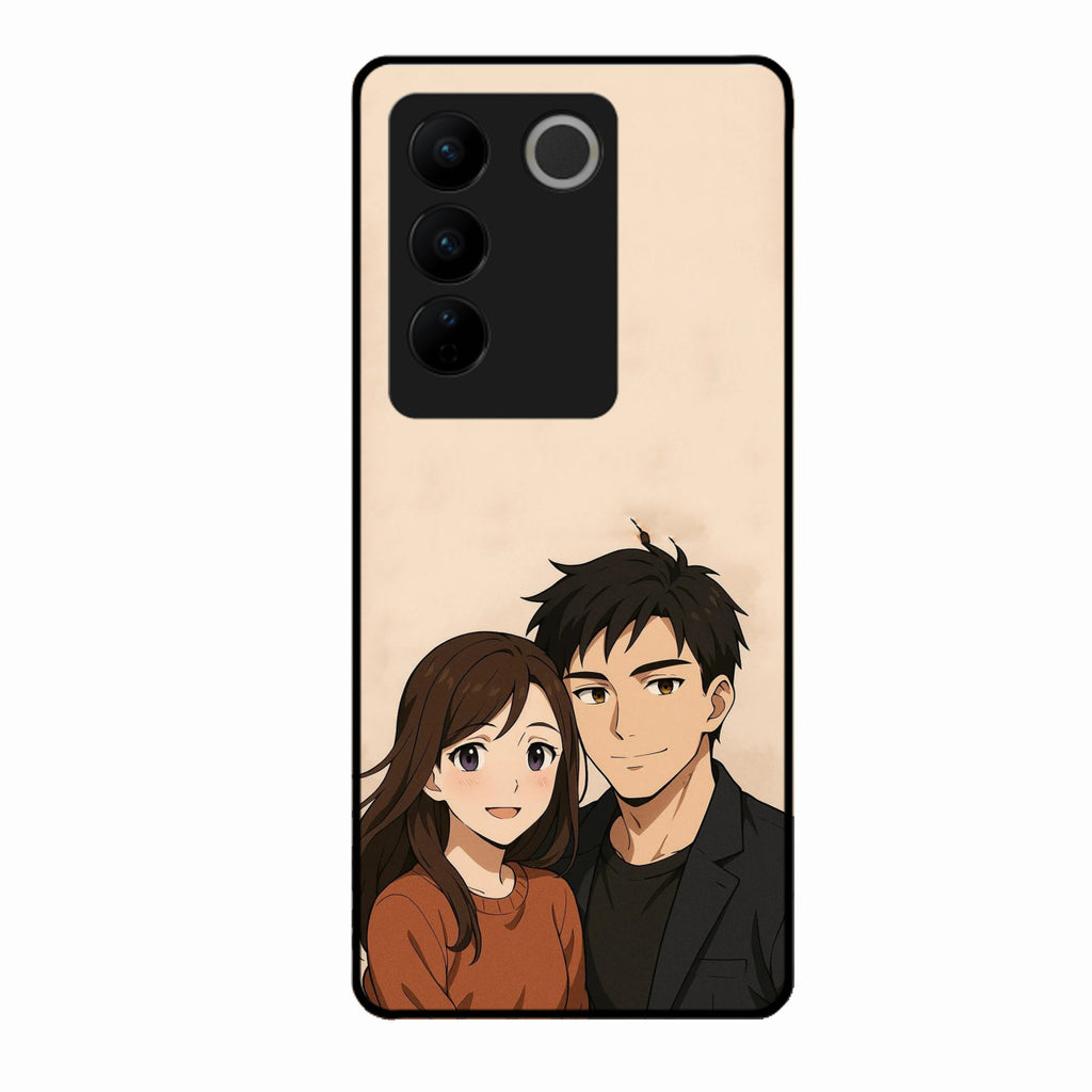 Custom Personalised Art Photo Glass Case for Vivo V27 Pro 5G