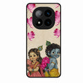 Krishna Eternal Lotus Glass Case for Redmi Note 14 Pro Plus 5G
