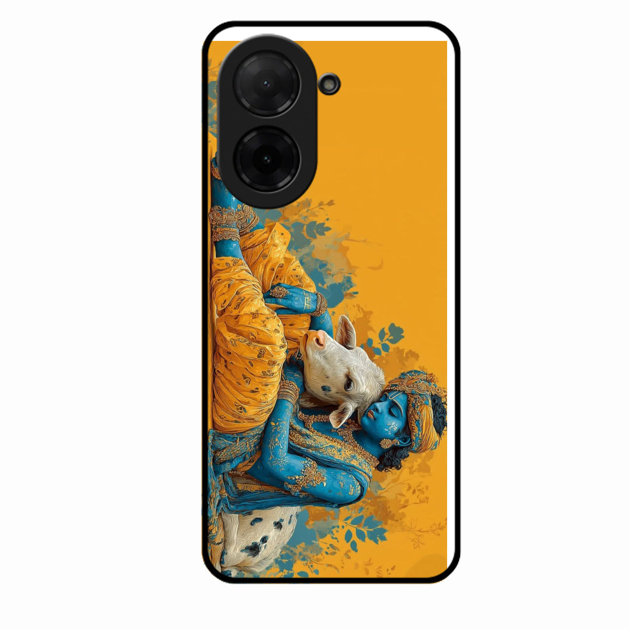 Divine Krishna Gopal Premium Glass Phone Case for Poco C71