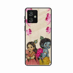 Krishna Eternal Lotus Glass Case for Motorola G64 5G