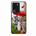 Rainy Day Cartoon Glass Phone Case for Vivo Y200 5G