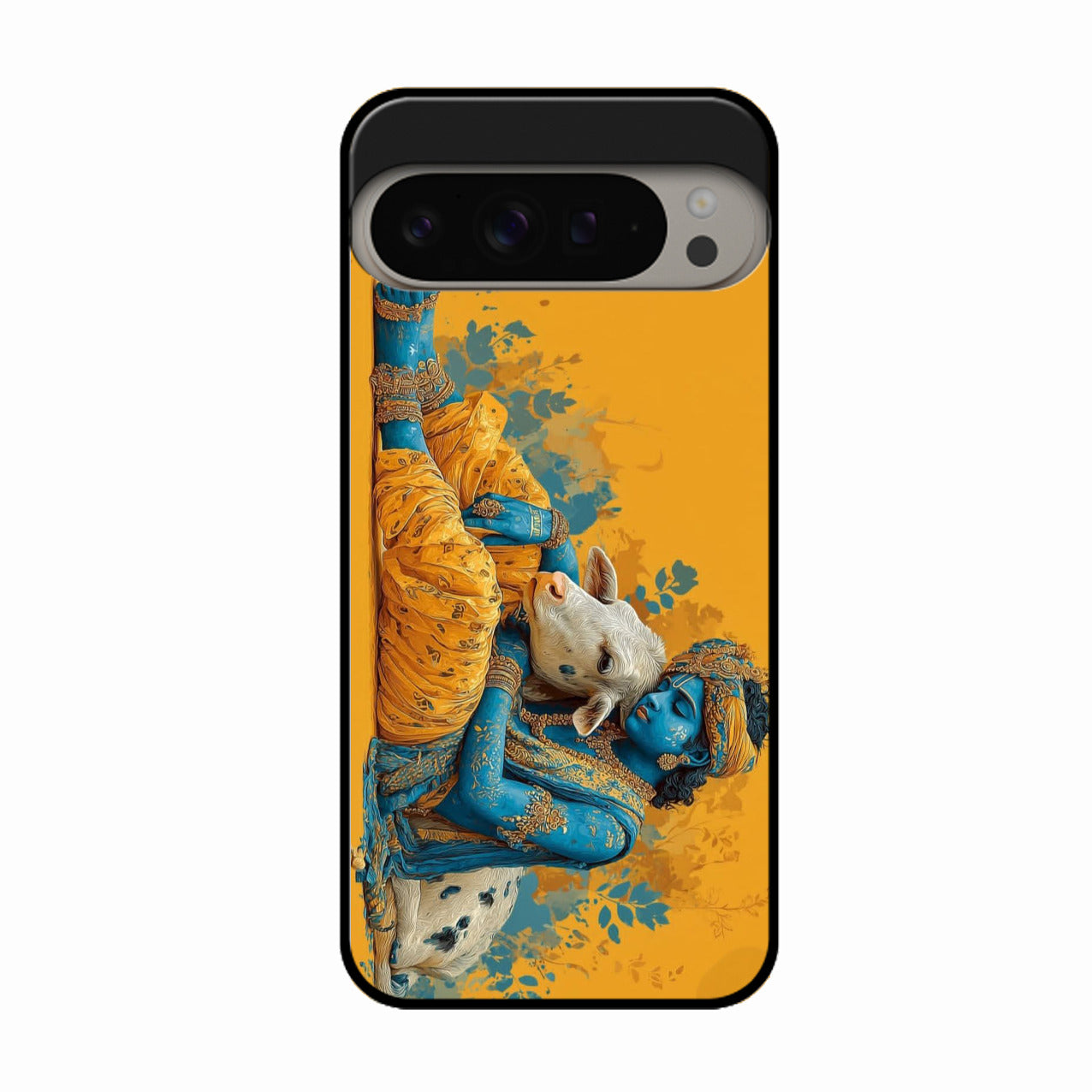 Divine Krishna Gopal Premium Glass Phone Case for Google Pixel 9 Pro Xl