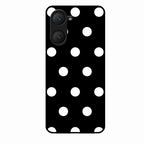 Classic Polka Dot Glass Phone Case for Vivo T3 Lite 5G