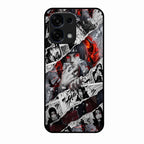 Itachi Uchiha Manga Collage Glass Phone Case for Oppo F31 5G