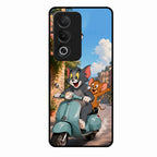 Cartoon Scooter Adventure Premium Glass Phone Case for Oppo K12X 5G