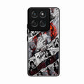 Itachi Uchiha Manga Collage Glass Phone Case for Motorola Edge 60 Fusion 5G