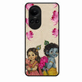 Krishna Eternal Lotus Glass Case for Oppo Reno 10 Pro 5G